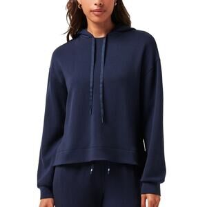 Travis Mathew Skyloft Soft Hoodie Navy Blue Golf Casual Pullover Oversized Small